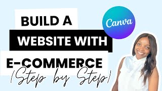 How to Create a Website in Canva  Canva Website Design Course  Canva ecommerce website [upl. by Ioyal]