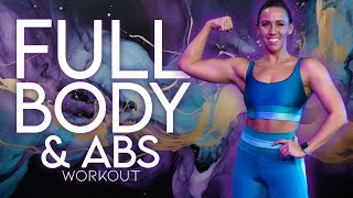 30 Minute Full Body amp Abs Workout  FLEX  Day 1 athomeworkout strengthtraining [upl. by Dnalor]