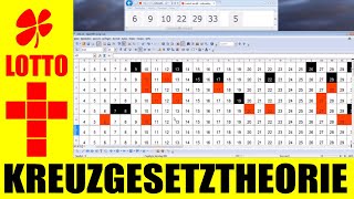 Lotto 6 aus 49  Kreuzgesetz Theorie  Teil 1 [upl. by Naitsyrk]