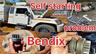 Mahindra Bolero pickup self starting missing  Bolero Pickup self Bendix problem solution [upl. by Hayne]