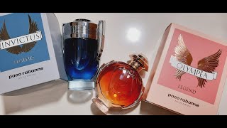 Paco Rabanne Invictus and Olympea Legend Reviews 2019 [upl. by Galloway706]