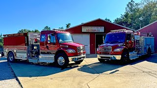 Truck WalkAround Fayette County TN 2022 Pierce Freightliner Pumper 36944 And Tanker 36945 [upl. by Pasquale]