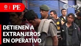 Detienen a requisitoriados e indocumentados en operativo  Primera Edición  Noticias Perú [upl. by Ardek615]