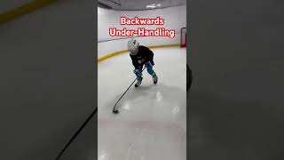 Wardy working on backwards crossovers with the puck [upl. by Maryjo]