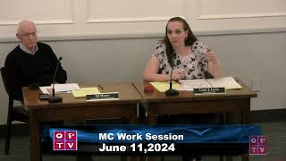 Oradell Mayor amp Council Work Session June 11 2024 [upl. by Pump627]