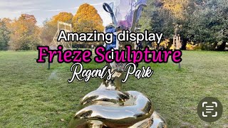 The free display Frieze Sculpture in the Regents Park 2024 [upl. by Hendrik371]