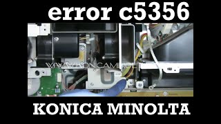 Error C5356 Konica Minolta [upl. by Jaime630]