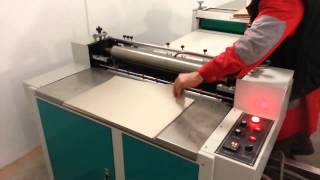 Masina de caserat la cald si rece  Hot  Warm Laminating Machine [upl. by Haugen437]