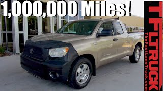 Meet the One Million Mile Toyota Tundra Still with Its Original V8 [upl. by Klimesh]