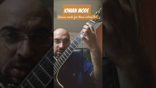 Ionian mode for those interestedguitartutorial music shorts [upl. by Airekat]