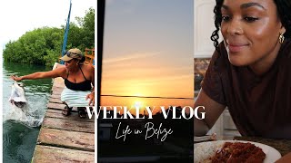 Caye Caulker Adventures  Corned Beef And Randomness  Weekly Vlog [upl. by Ashbey]