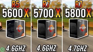 Ryzen 5 5600X vs Ryzen 7 5700X vs Ryzen 7 5800X  FPS Test [upl. by Ahsiener]