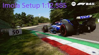 F1 24 Imola Hotlap  Setup  112585  KARL24 [upl. by Oiligriv296]