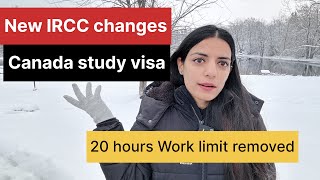 Breaking news IRCC announced new rules for Canada Study Visa [upl. by Ainos523]