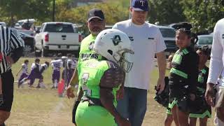 CFPO PeeWee Football Playoffs 8u ’22 Hays Outlaws vs NB Red Raiders [upl. by Karia443]