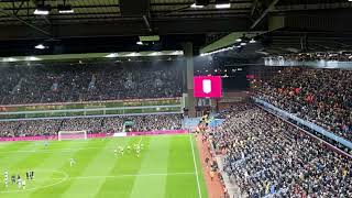 Holte End atmosphere before the start of Villa vs Arsenal [upl. by Ecniuq]