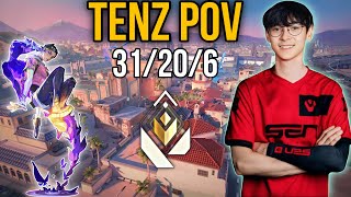 Sen TenZ POV VALORANT  31206 RADIANT CLOVE GAMEPLAY  11 April 2024 [upl. by Benedic]