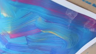 Acrylverf technieken  acrylverf voor beginners  Schilderen voor beginners ontspannende video [upl. by Annaujat]