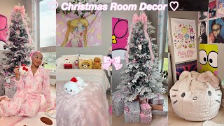 Hello Kitty Christmas Room Tour 🎀 [upl. by Vally10]