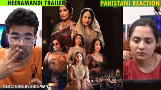 Pakistani Couple Reacts To Heeramandi  The Diamond Bazaar Trailer  Sanjay Leela Bhansali [upl. by Coriss]