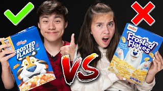 REAL FOOD vs RIPOFF FOOD Challenge [upl. by Ahsiekim691]