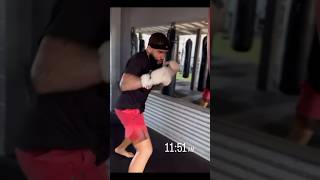 Josue Vargas training for potential upcoming fight [upl. by Ahsoyem]