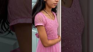 Lets Sew a Dress for My Cousin 👗✨ Easy Pleated Design Tutorial pleateddress sewingtutorial [upl. by Airliah]