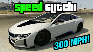 GTA 5  NEW INSANE EASY SPEED GLITCH  300MPH [upl. by Atoiganap]