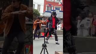 The 2600 Moonwalkers dancer shortperformance baguiocity dance dancevideo busking [upl. by Latsyrhc994]