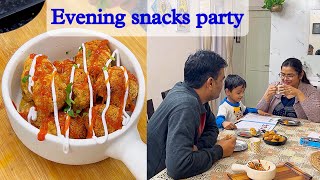 आज तो guilt free SNACKING करके मज़ा आ गया Potato bomb in air fryer Air fryer recipe [upl. by Lowney]