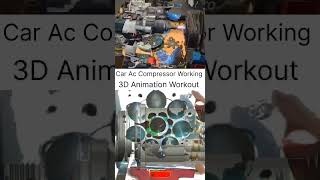 Car Ac Compressor Work carviralvideoautomobileairconditioneryoutubeshortsmechaniccompressor [upl. by Rosol]