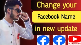 How to change Facebook profile name in new update [upl. by Latsyrd924]