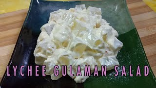 PAMS DESSERT IDEA LYCHEES GULAMAN SALAD [upl. by Perron]