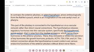 Hypothalamic regulation of hormonal function [upl. by Elfie305]