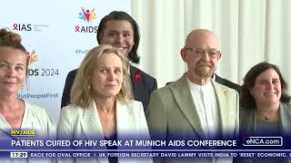 Patients cured of HIV speak at Munich AIDS conference [upl. by Nirak990]