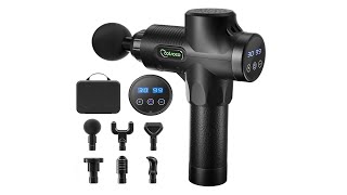 Review cotsoco Massage Gun Deep Tissue Percussion Muscle Massager with 30 Speeds Quiet Handheld [upl. by Mikiso]