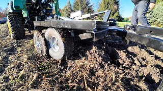 ATV Chisel Plow Pitting Deere 1025R Gator vs Honda Ridgeline in REALWORLD Test [upl. by Bills]