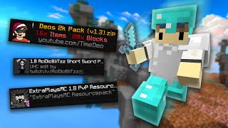 Top 3 CLASSIC SkyWars Texture Packs [upl. by Aselehc909]