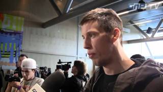 UFC on Fuel TV 2  Magnus Cedenblad doesnt mind if GSP corners his opponent [upl. by Notreve]