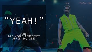 Usher live in concert Las Vegas “Yeah” LAS VEGAS RESIDENCY 2023 [upl. by Sunderland952]