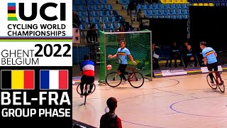 Cycleball World Championchip 2022 Belgium  France  Radball WM Belgien  Frankreich [upl. by Attecnoc]