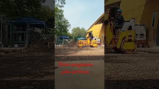 Proses pengerasan jalan parkiranyoutubeshorts [upl. by Neenahs910]