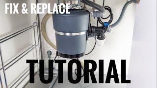 HOWTO FIX AND REPLACE GARBAGE DISPOSAL [upl. by Vanzant450]