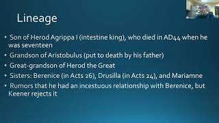 33 Herod Agrippa II Video [upl. by Karim593]