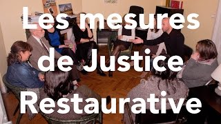 Les mesures de justice restaurative [upl. by Henley]