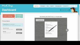 Setting up an ENewsletter in MailChimp [upl. by Hanad]