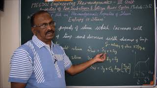 Entropy of Steam  M 312  Engineering Thermodynamics in Tamil [upl. by Nohpets545]