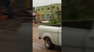 Temporal en Florencio Varela Un camión volcado techos volados y destrozos en casas [upl. by Ettegdirb101]