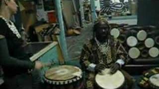 West african traditional drumming lesson Dansa [upl. by Alul]