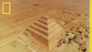 The Evolution of Ancient Egypts Pyramids  Lost Treasures of Egypt [upl. by Ydolem]